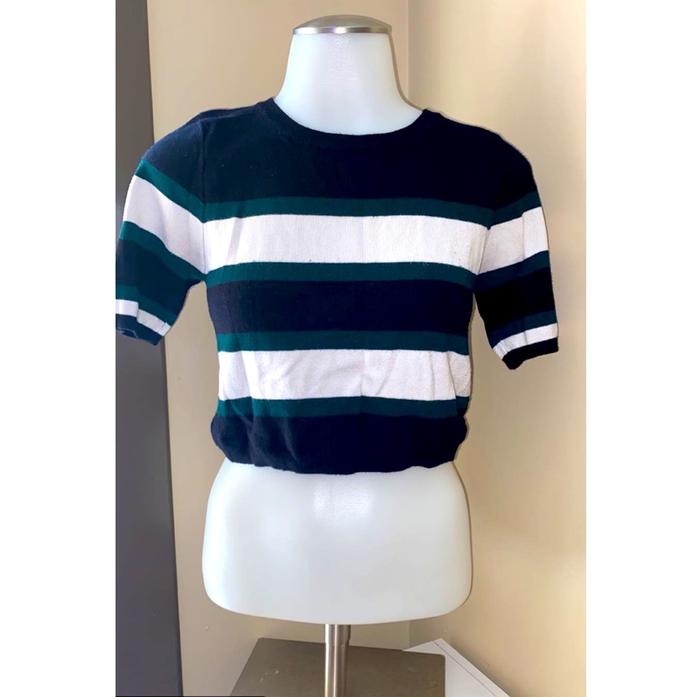 Striped Cropped Top